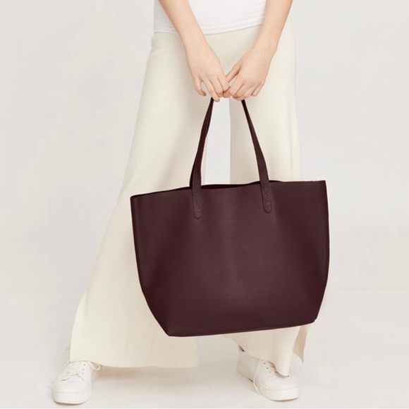 Cuyana Burgundy Tote Bag - Picture 2 of 12